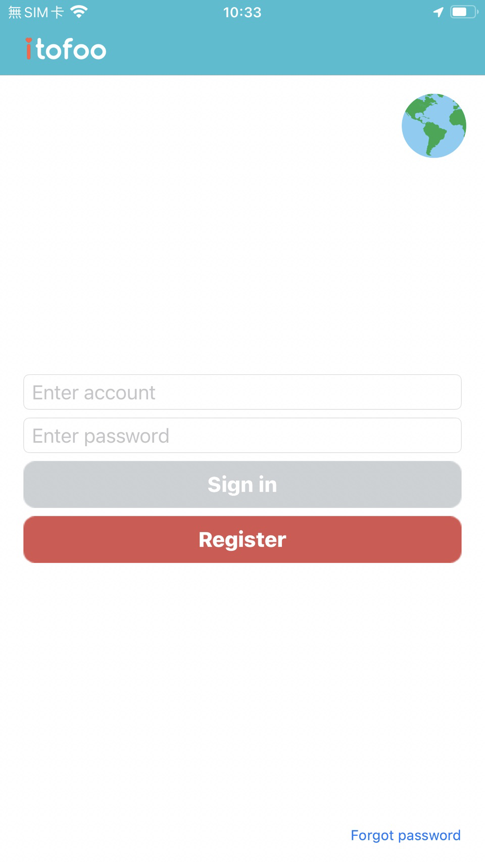 Register an account